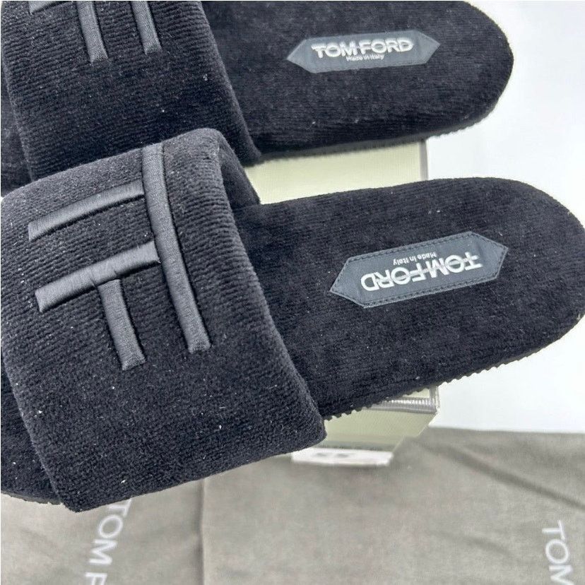 Tom Ford Men’s Tom Ford toweling velvet slipper size 8 made in Italy Size US 8 / EU 41 - 5 Thumbnail