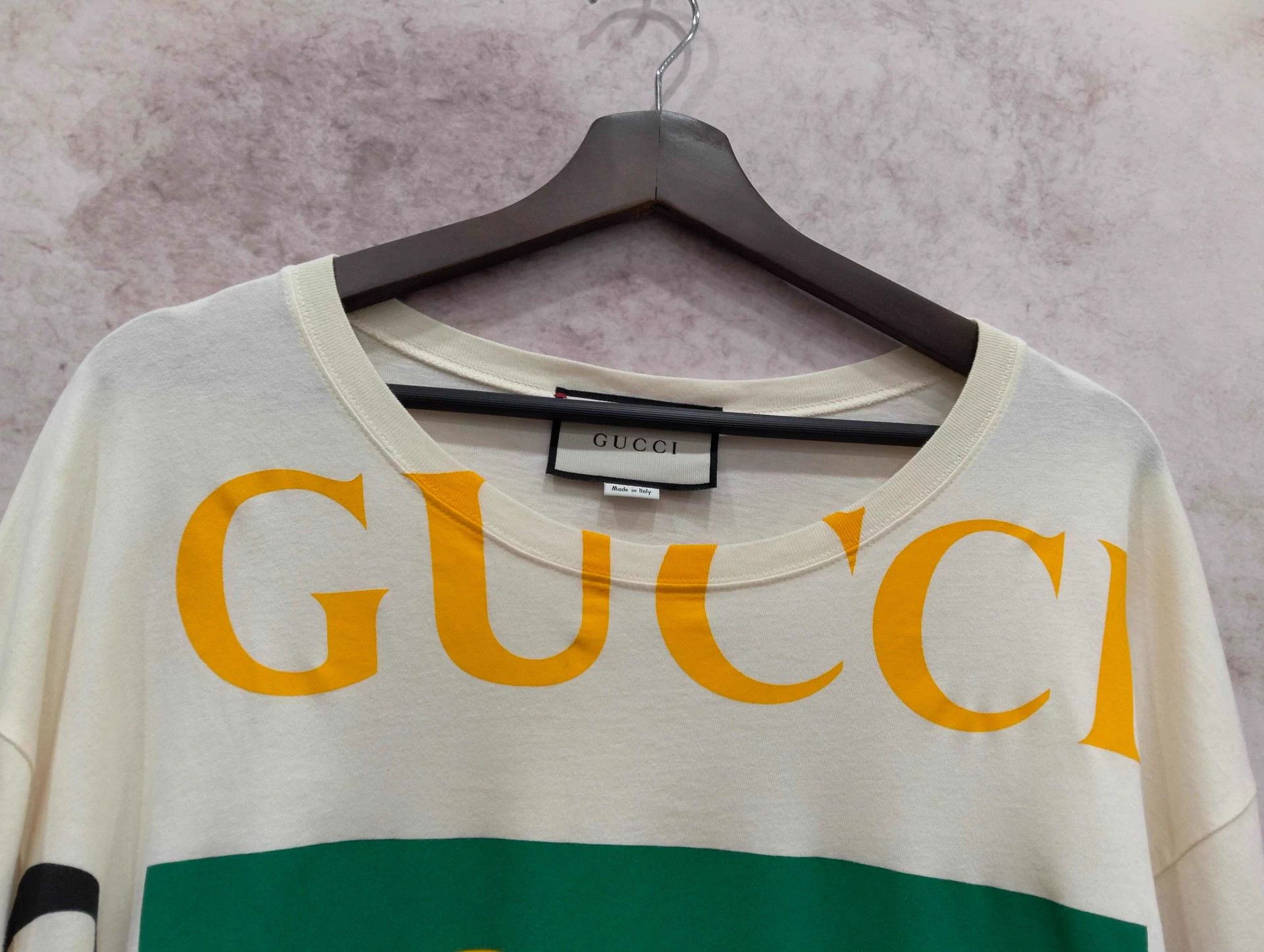 Gucci GUCCI Logo Print Crewneck Short Sleeve T-Shirt XS Size XS / US 0-2 / IT 36-38 - 6 Thumbnail