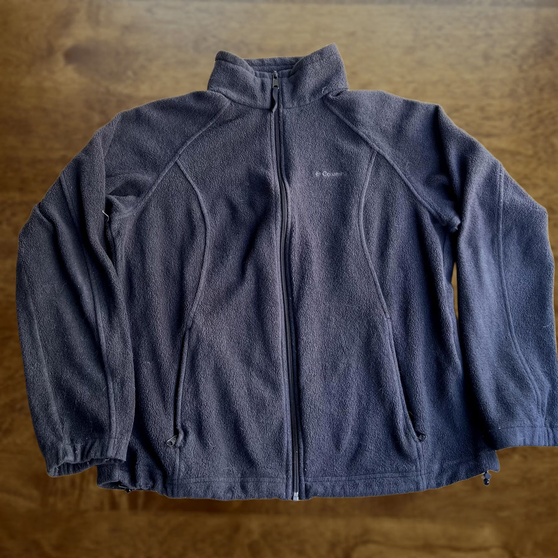 Vintage Columbia Fleece Jacket Womens Large Black Full Zip Pockets Lightweight Outdoor Size L / US 10 / IT 46 - 1 Thumbnail