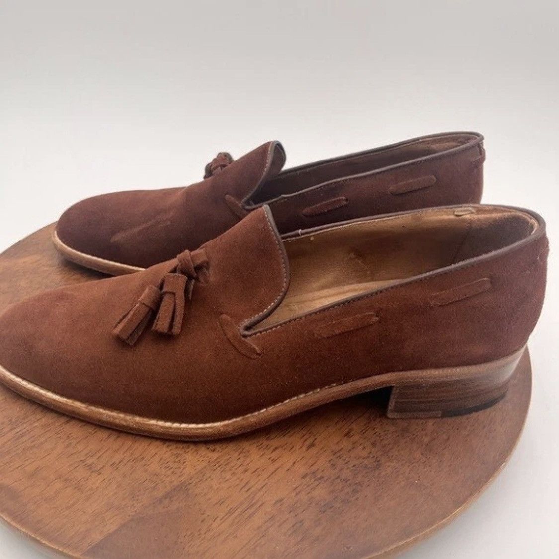 Other Carrano Tassel Suede Made In Italy Loafers Mens EU 41 / US 8 Size US 8 / EU 41 - 1 Thumbnail