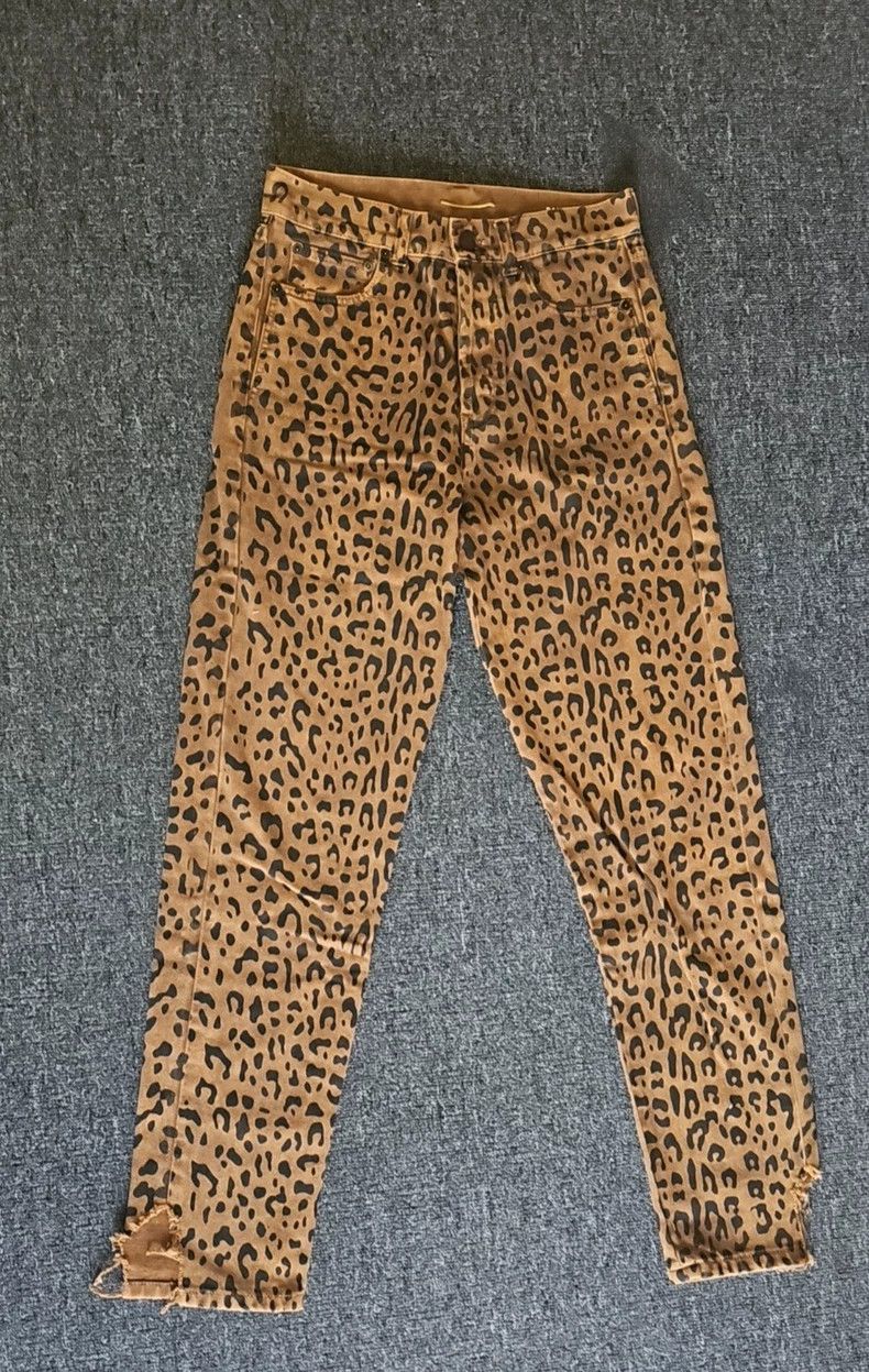 Saint Laurent Paris Saint Laurent Paris Leopard print jeans 2505-Nextarrow Size 26" / US 2 / IT 38 - 1 Thumbnail