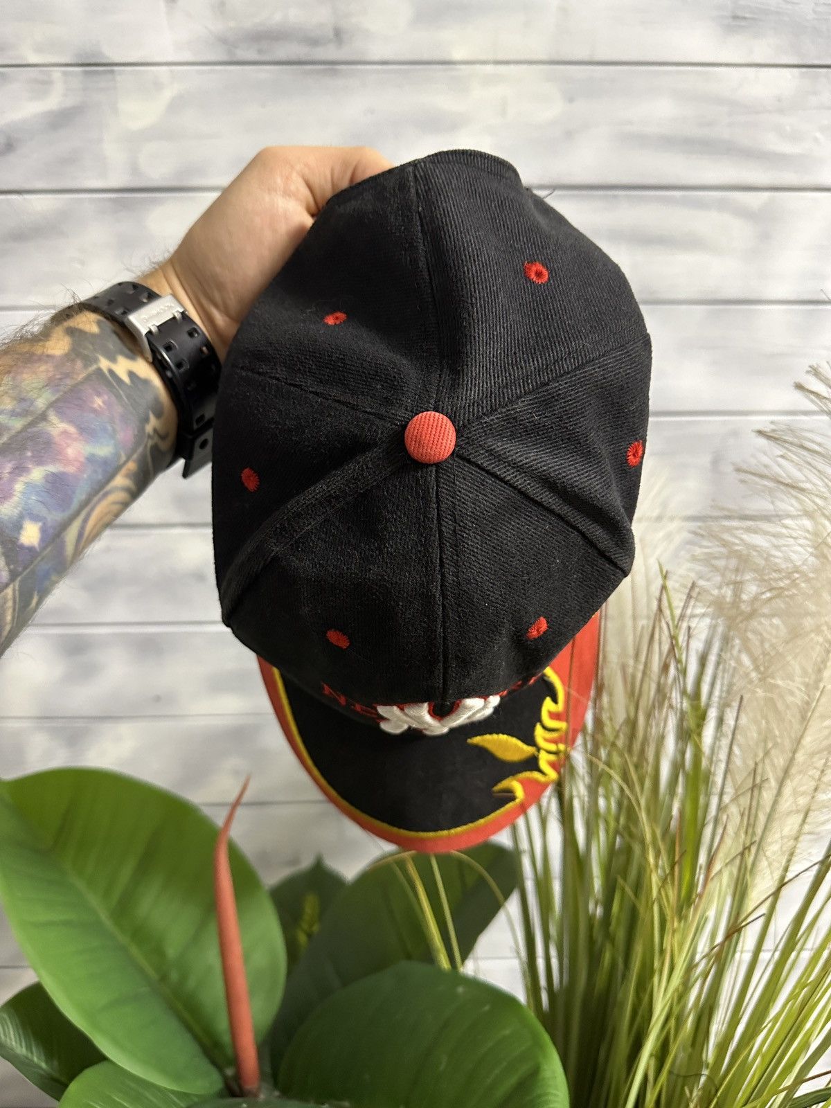 New York Yankees Rare Vintage Fire Cap New York Yankees Fire hat Y2K Size ONE SIZE - 5 Thumbnail