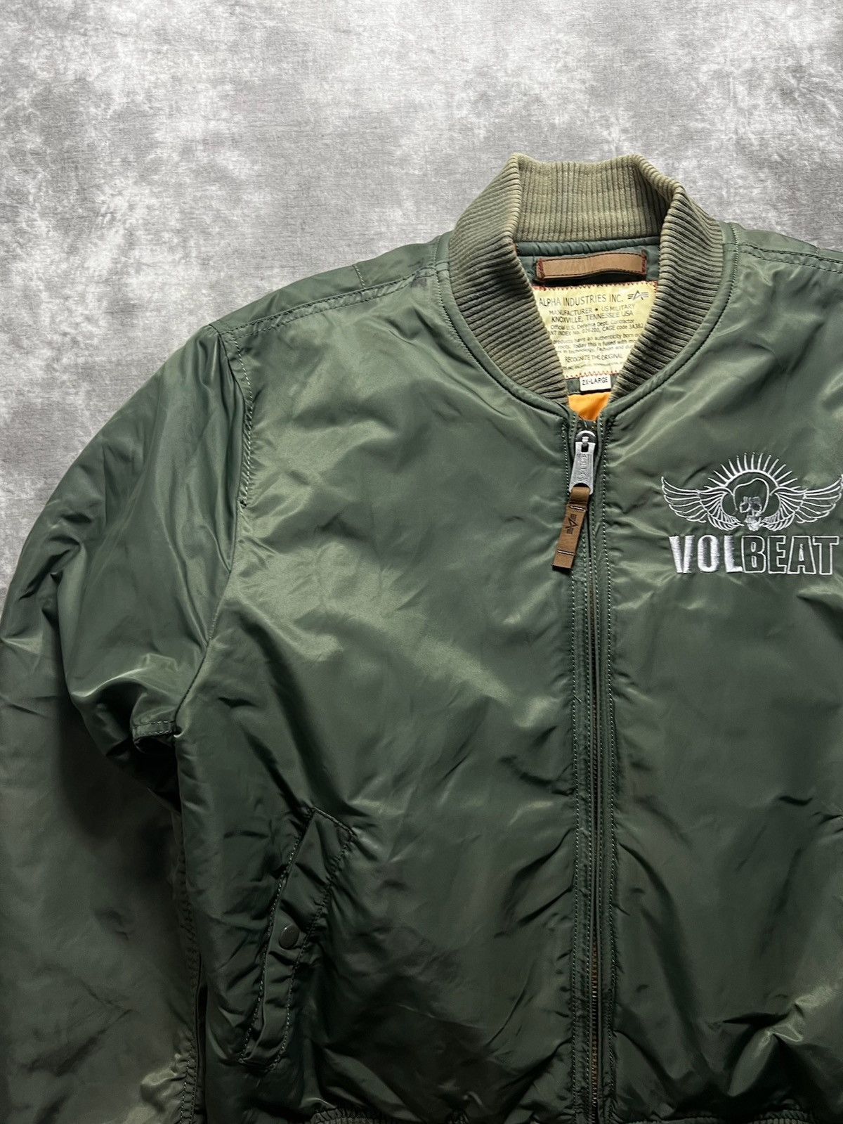 Alpha Industries x Volbeat ma1 Bomber Jacket–Limited Edition