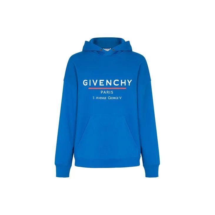 Givenchy o1loc1c0824 Hoodie in Blue Size US L / EU 52-54 / 3 - 1 Thumbnail