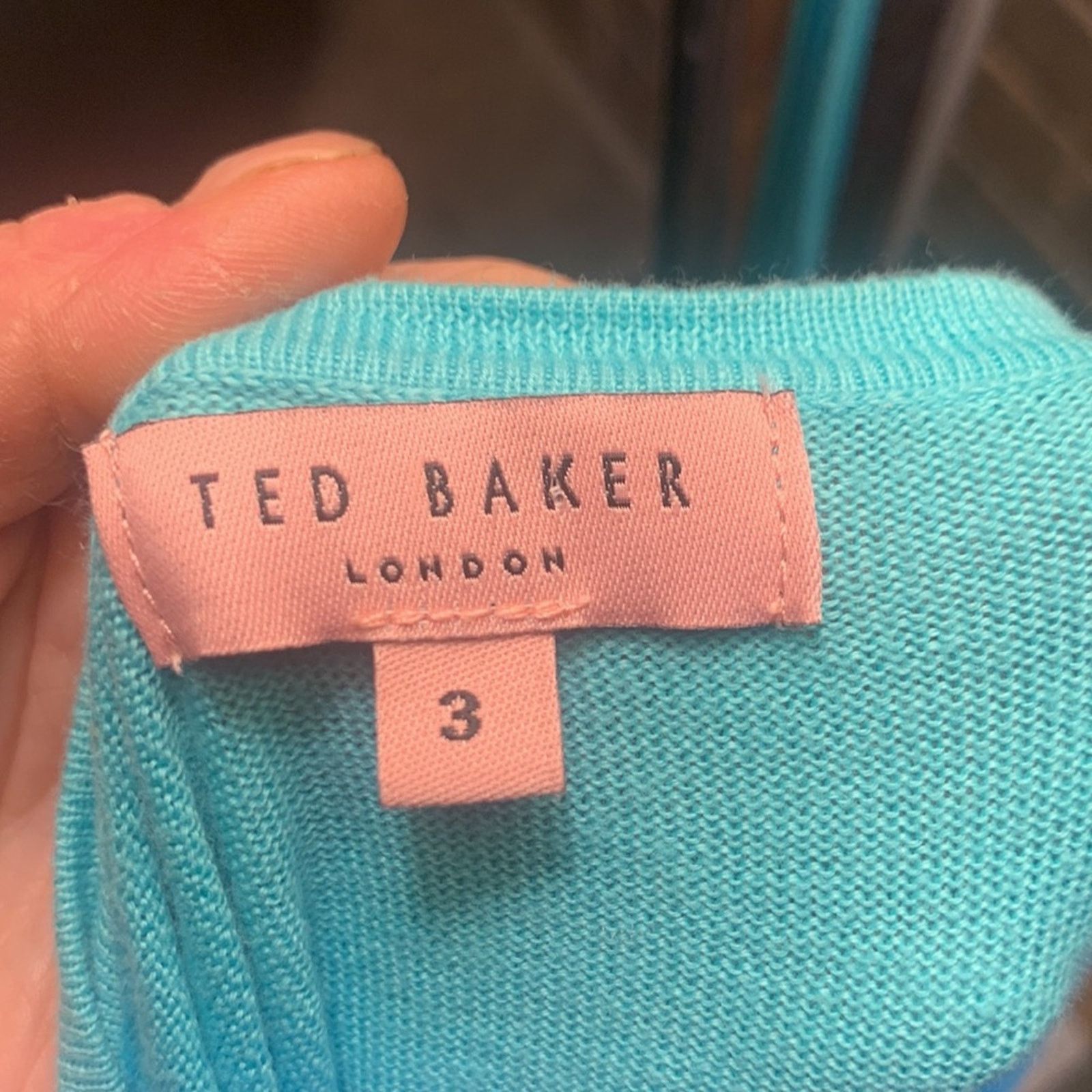Ted Baker Ted Baker Mint Green Cardigan multiple bows embellishment Size S / US 4 / IT 40 - 6 Thumbnail