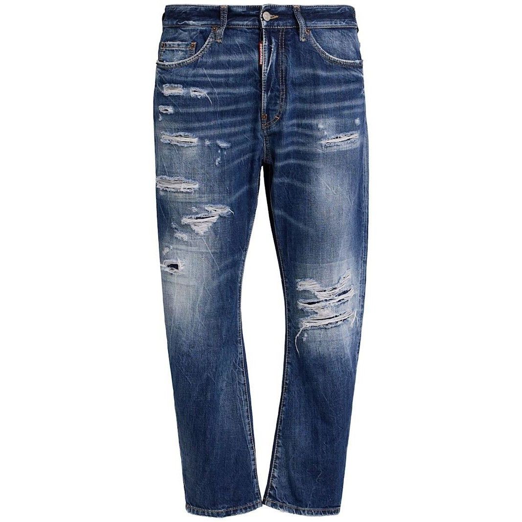 DSQUARED2 Bro Blue Denim Jeans New & Authentic (Men's size:U