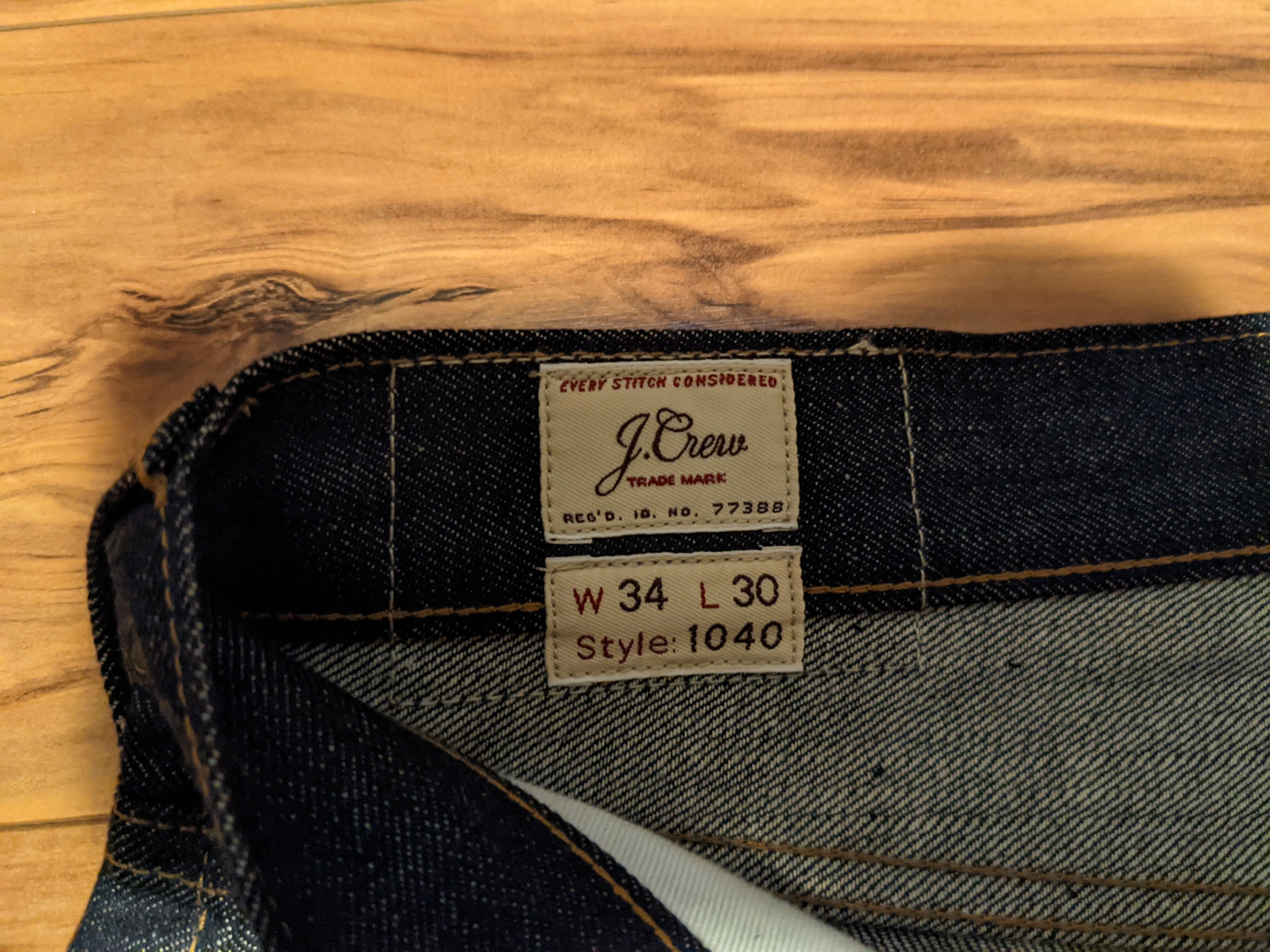 J.Crew 1040 Selvedge demin Size US 34 / EU 50 - 6 Thumbnail