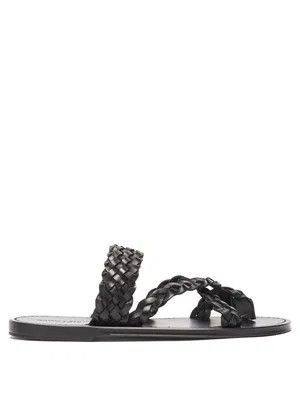 Saint Laurent Paris o1bcso1str1024 Neil Slides in Black Size US 9 / EU 42 - 1 Thumbnail