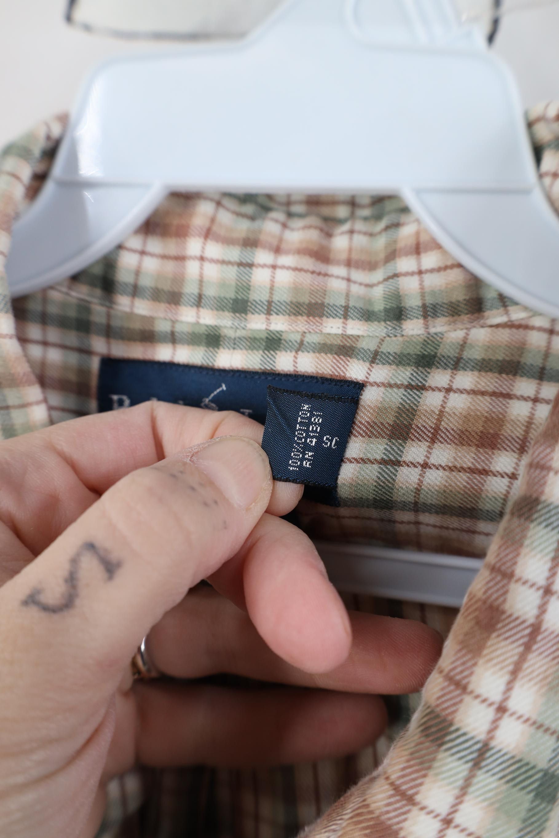 Polo Ralph Lauren Vintage 90s Ralph Lauren Button Down Shirt Earth Tone Plaid Size US XL / EU 56 / 4 - 8 Thumbnail