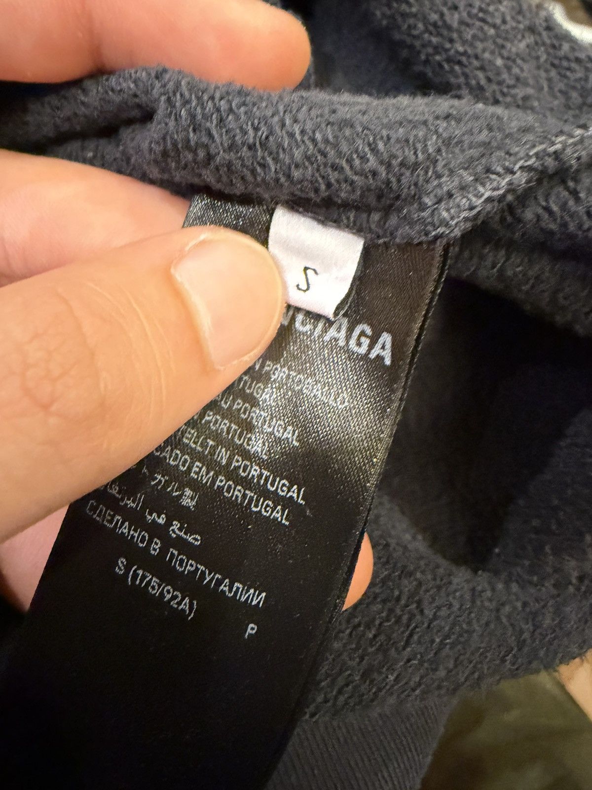 Balenciaga Balenciaga Tape Logo Full Zip Hoodie Size US S / EU 44-46 / 1 - 5 Thumbnail