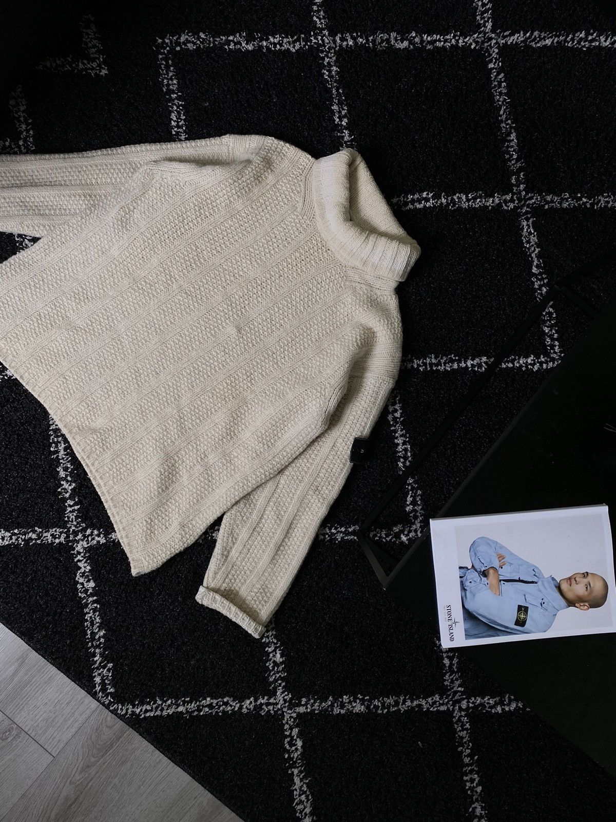 Stone Island × Vintage Stone Island Wool Sweater | Vintage 1996 year Size US L / EU 52-54 / 3 - 2 Thumbnail