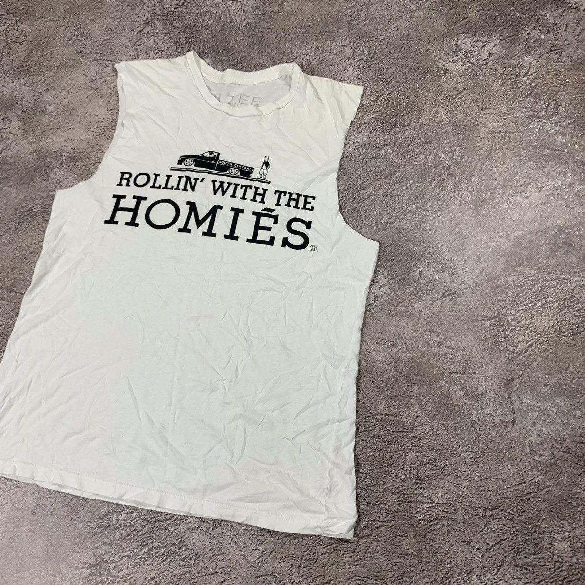 Vintage Vintage Y2K Graphic Tee Rolling With The Homies Streetwear M Size US M / EU 48-50 / 2 - 2 Thumbnail