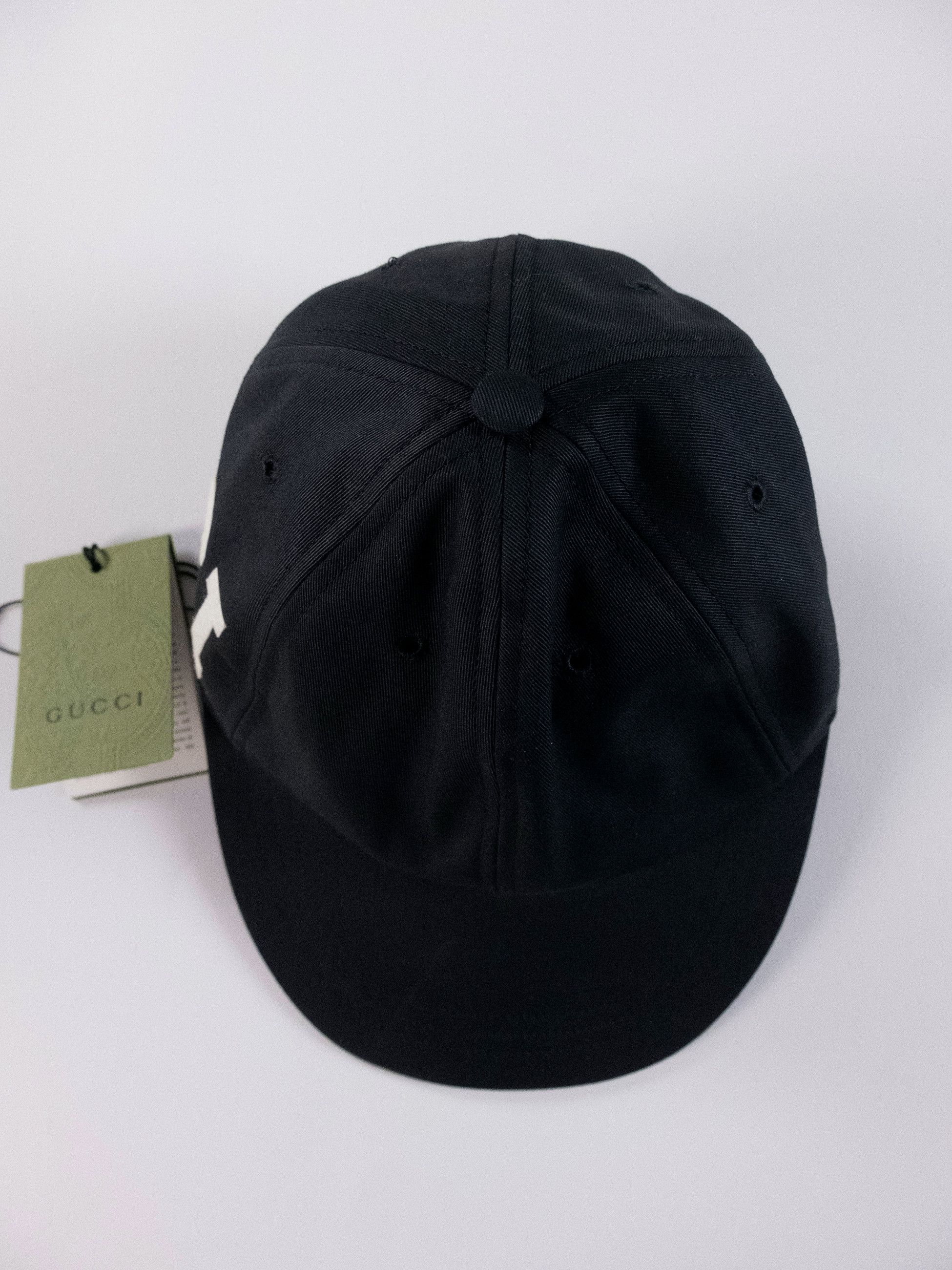 Gucci GUCCI 25 black monogram dad cotton baseball cap Medium Size ONE SIZE - 8 Thumbnail