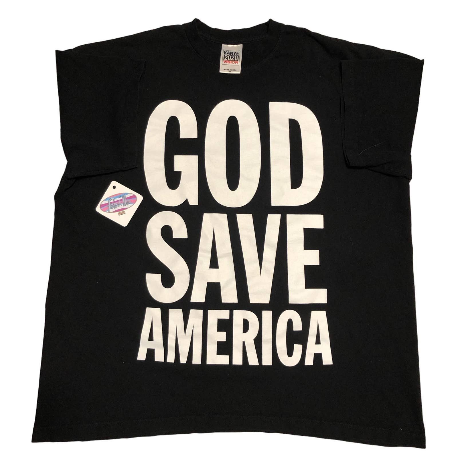 Kanye 2020 “GOD SAVE AMERICA OFFICIAL CAMPAIGN MERCH Size XL