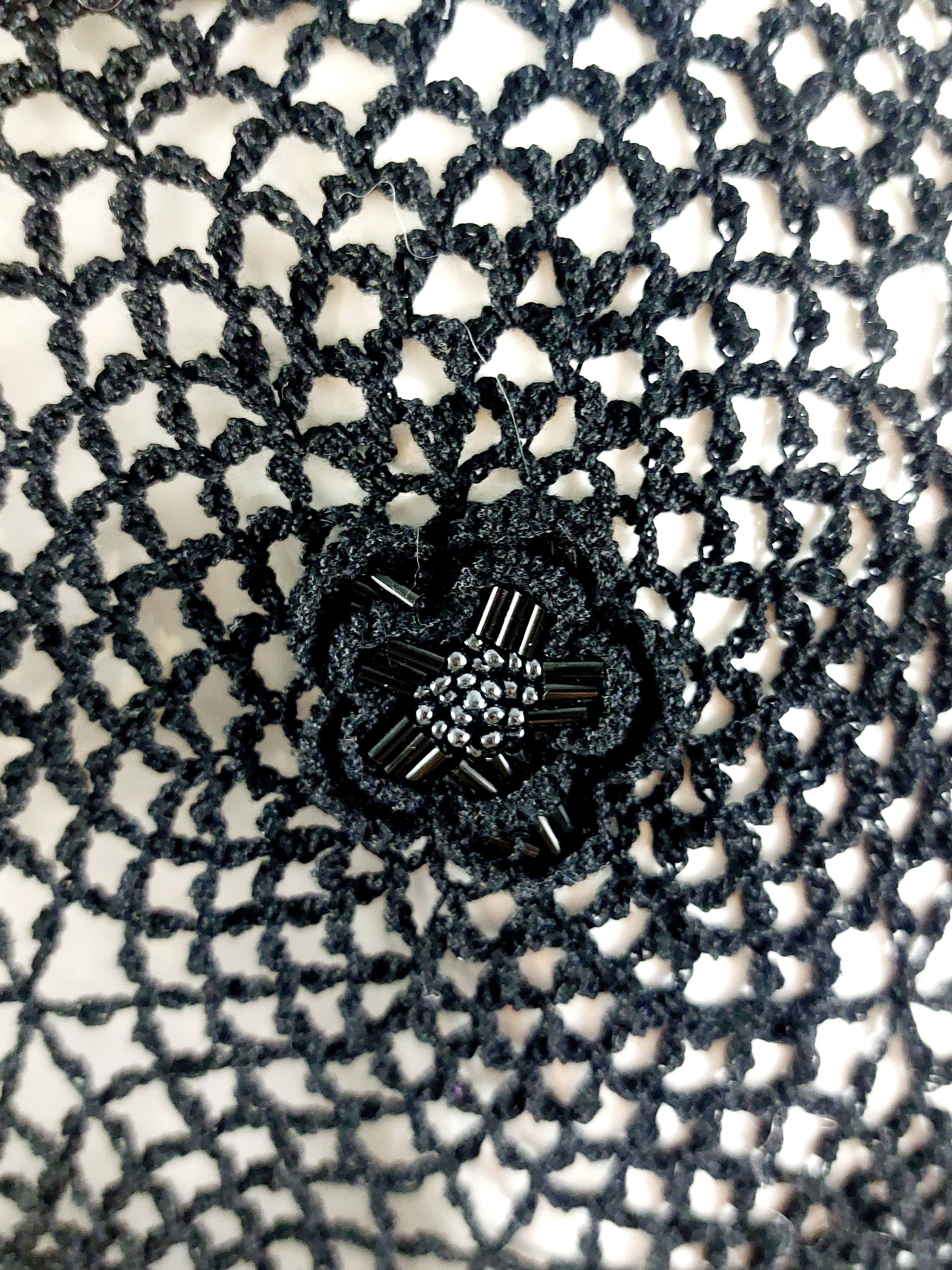 Moschino Moschino Cheap Chic Net Lace Crochet Black Flower Maxi Dress Size M / US 6-8 / IT 42-44 - 10 Thumbnail