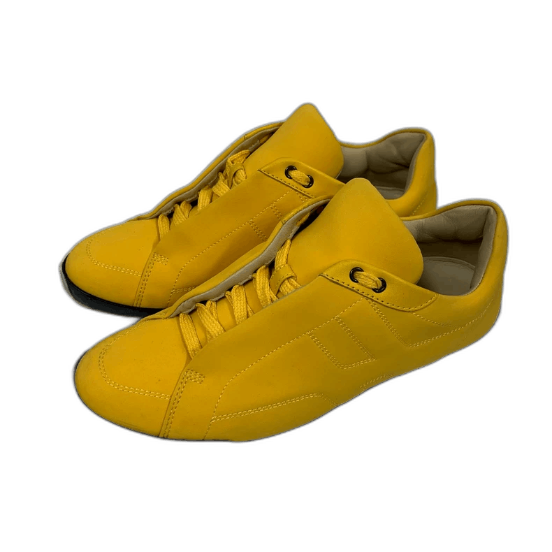 Hermes HERMES Yellow Sculpted Casual Sneakers Size 37.5-2506 Size US 7 / IT 37 - 1 Thumbnail