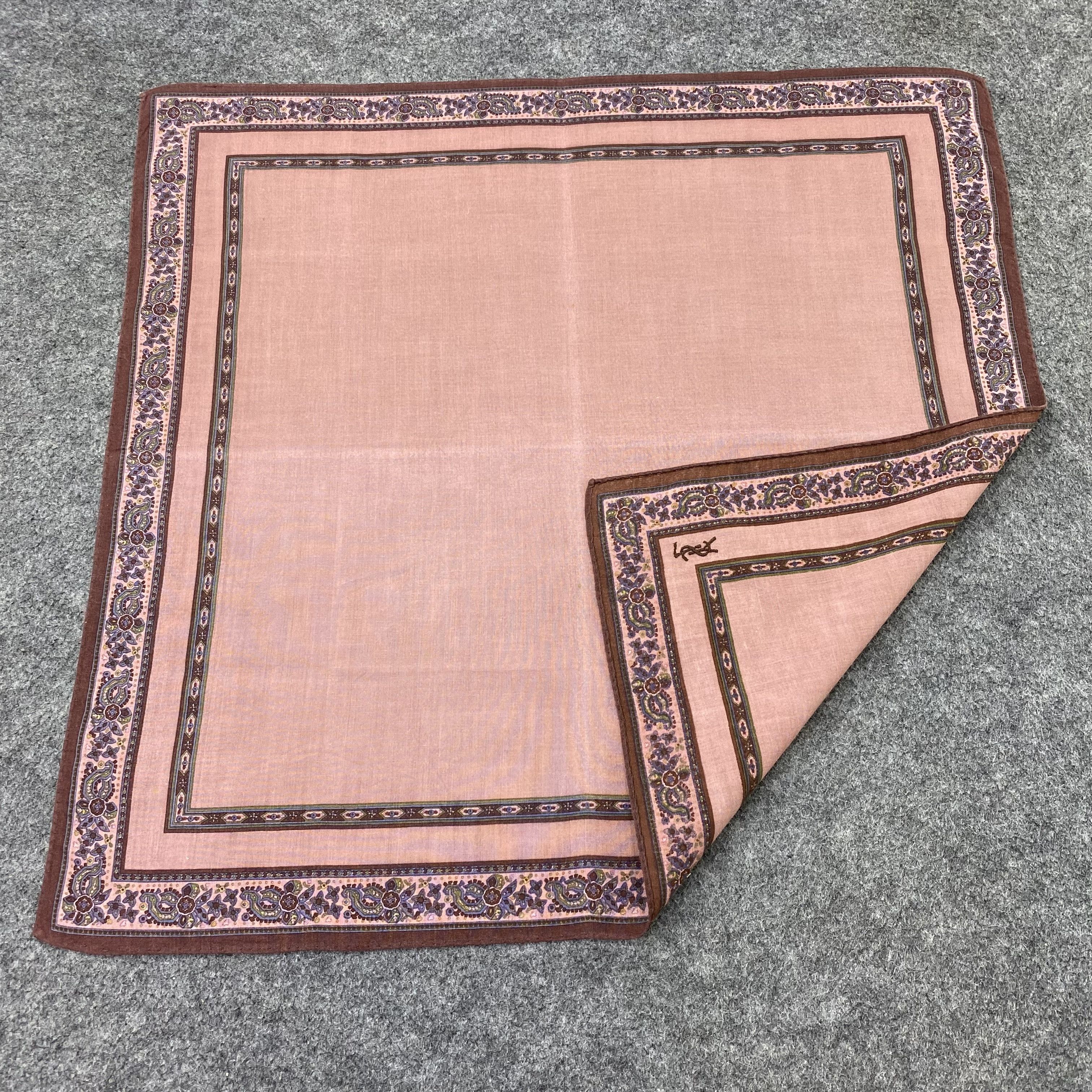 Yves Saint Laurent YSL Handkerchief Neckerchief Bandana-B1891 Size ONE SIZE - 5 Thumbnail