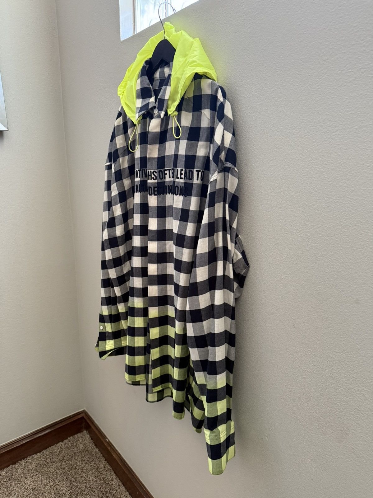 Juun.J Juun.j plaid shirt 2in1 Size US M / EU 48-50 / 2 - 2 Thumbnail