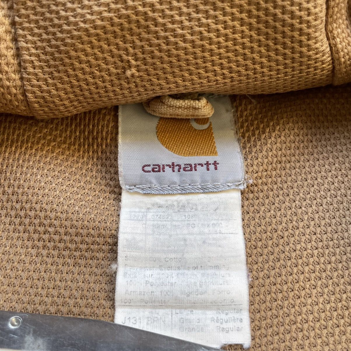 Carhartt × Vintage Vintage brown Carhartt active duck hooded jacket Size US L / EU 52-54 / 3 - 5 Thumbnail