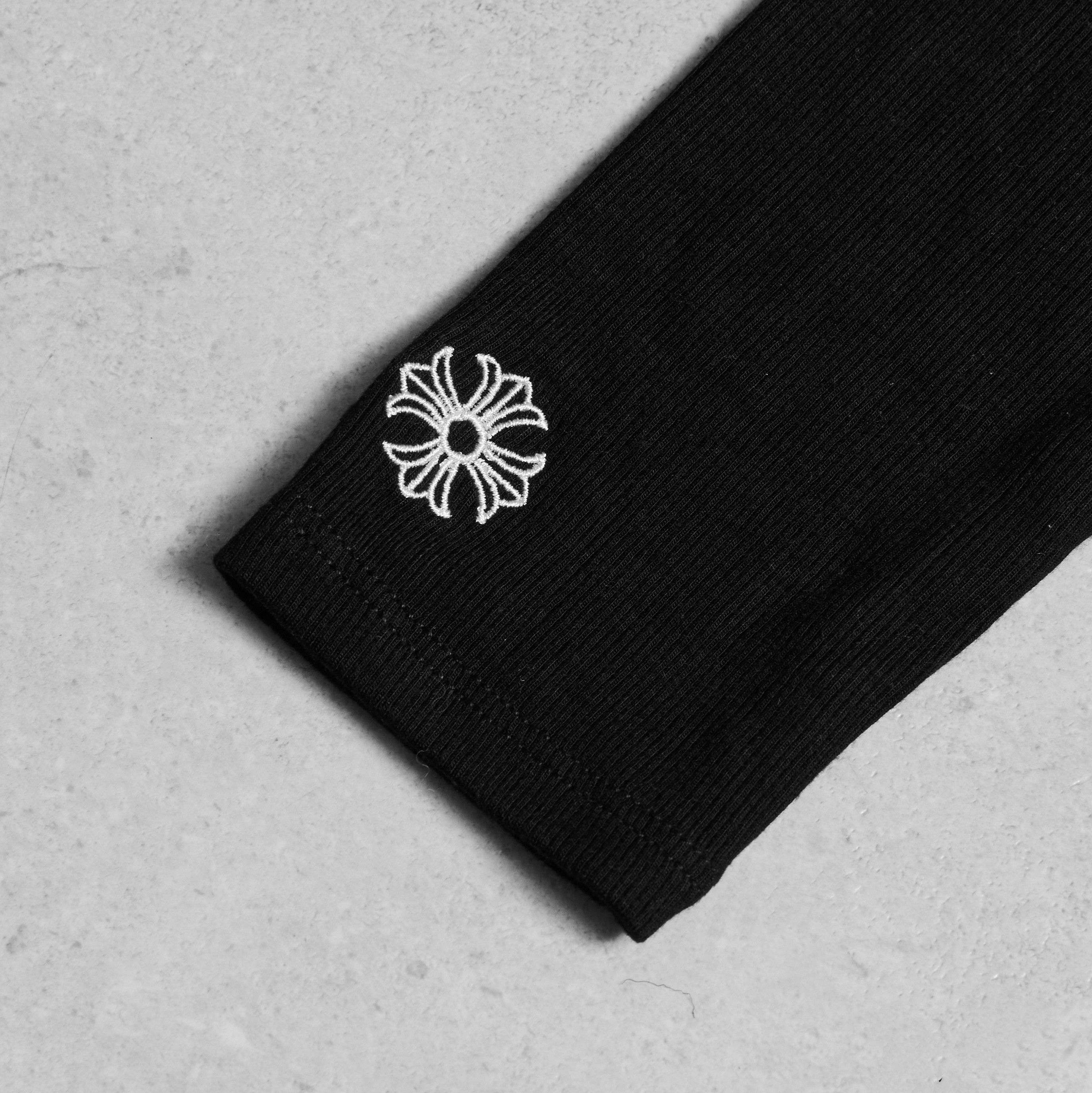 Chrome Hearts CHROME HEARTS Bad Seed CH Embroidered Black Long Sleeve Size S / US 4 / IT 40 - 3 Thumbnail