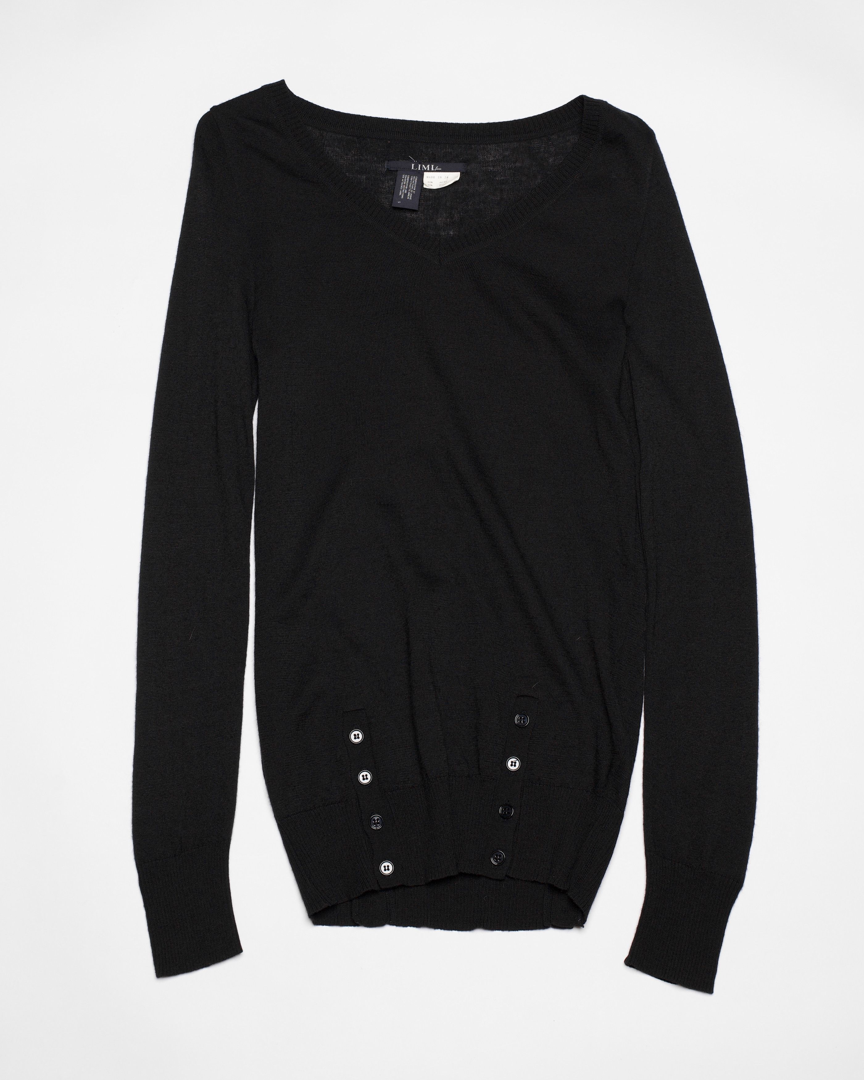 Limi Feu Limi Feu V Neck Knit Sweater Size US S / EU 44-46 / 1 - 1 Thumbnail
