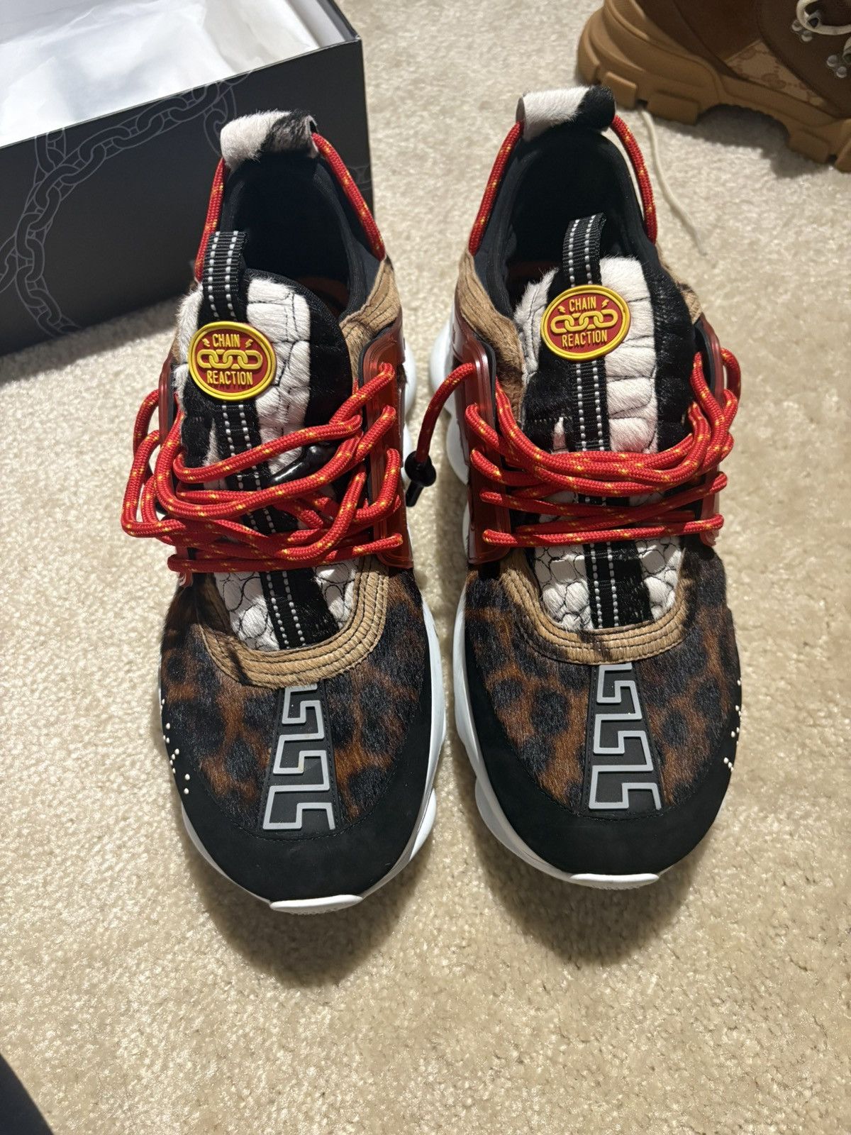 Versace Versace multi color safari sneakers Size US 11.5 / EU 44-45 - 2 Thumbnail
