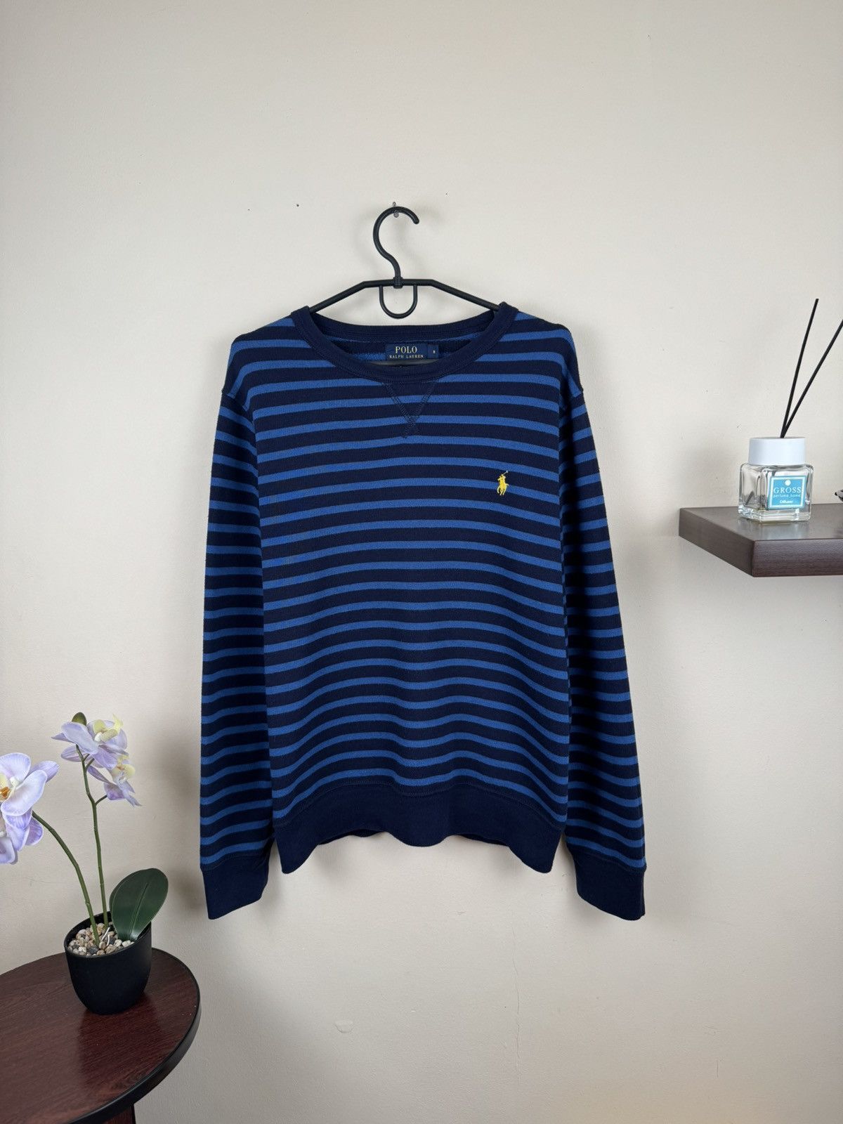 Polo Ralph Lauren Ralph Lauren Sweater Knitwear Sweatshirt M Striped Blue Size US M / EU 48-50 / 2 - 1 Thumbnail