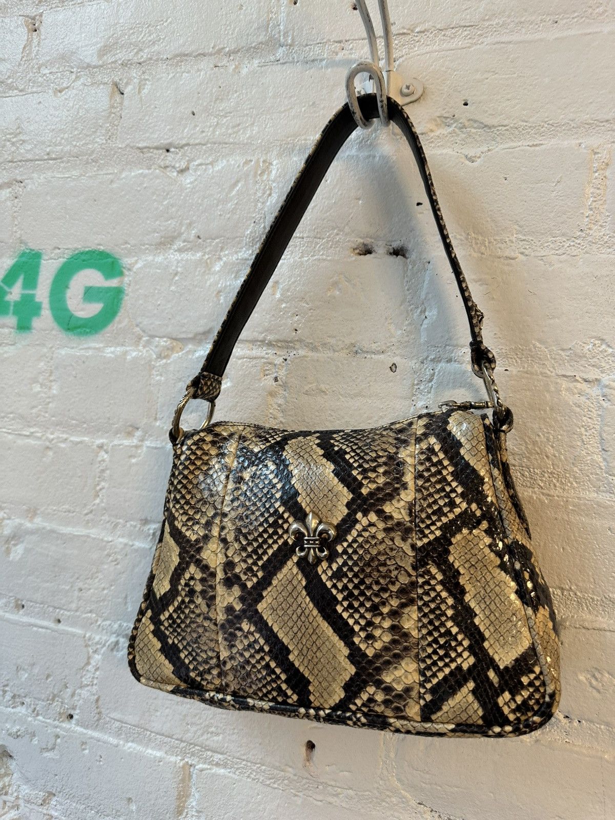Chrome Hearts Chrome Hearts NEW PYTHON SNAKE SKIN CHICKEN NUGGET BAG !! Size ONE SIZE - 5 Thumbnail