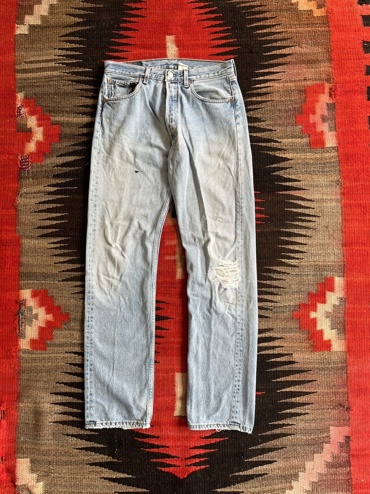 Vintage Vintage Levi s 501 denim jeans Grailed