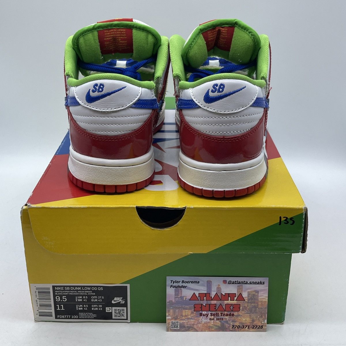 Nike Dunk low SB sandy bodeker Size US 9.5 / EU 42-43 - 3 Thumbnail