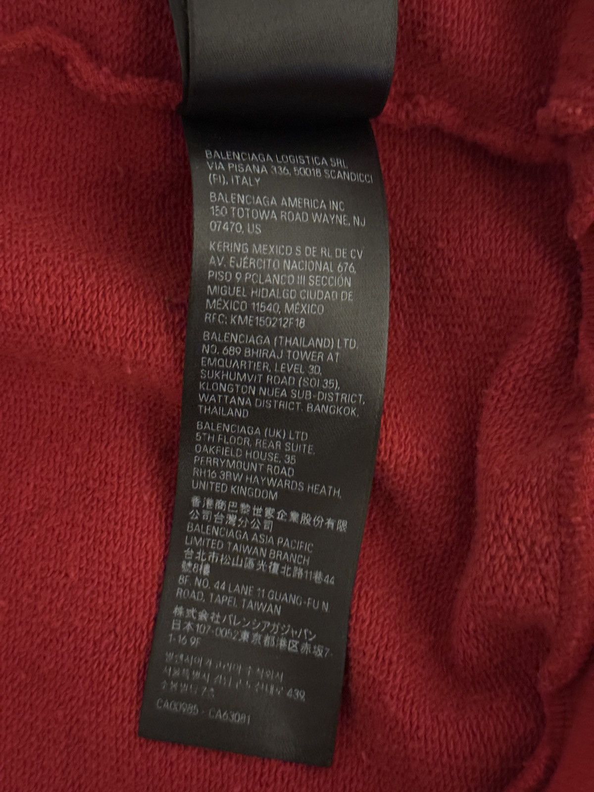 Balenciaga Balenciaga Red Skater Hoodie Size US S / EU 44-46 / 1 - 11 Thumbnail