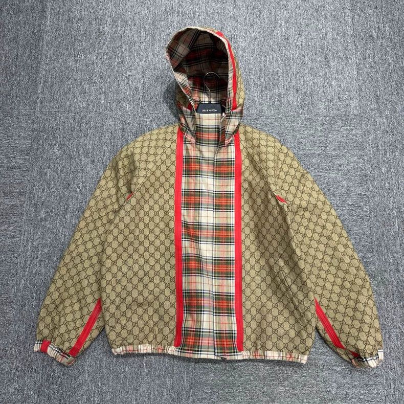 Gucci Gucci Full-print old-fashioned plaid double-sided coat 2505 Size US S / EU 44-46 / 1 - 1 Thumbnail