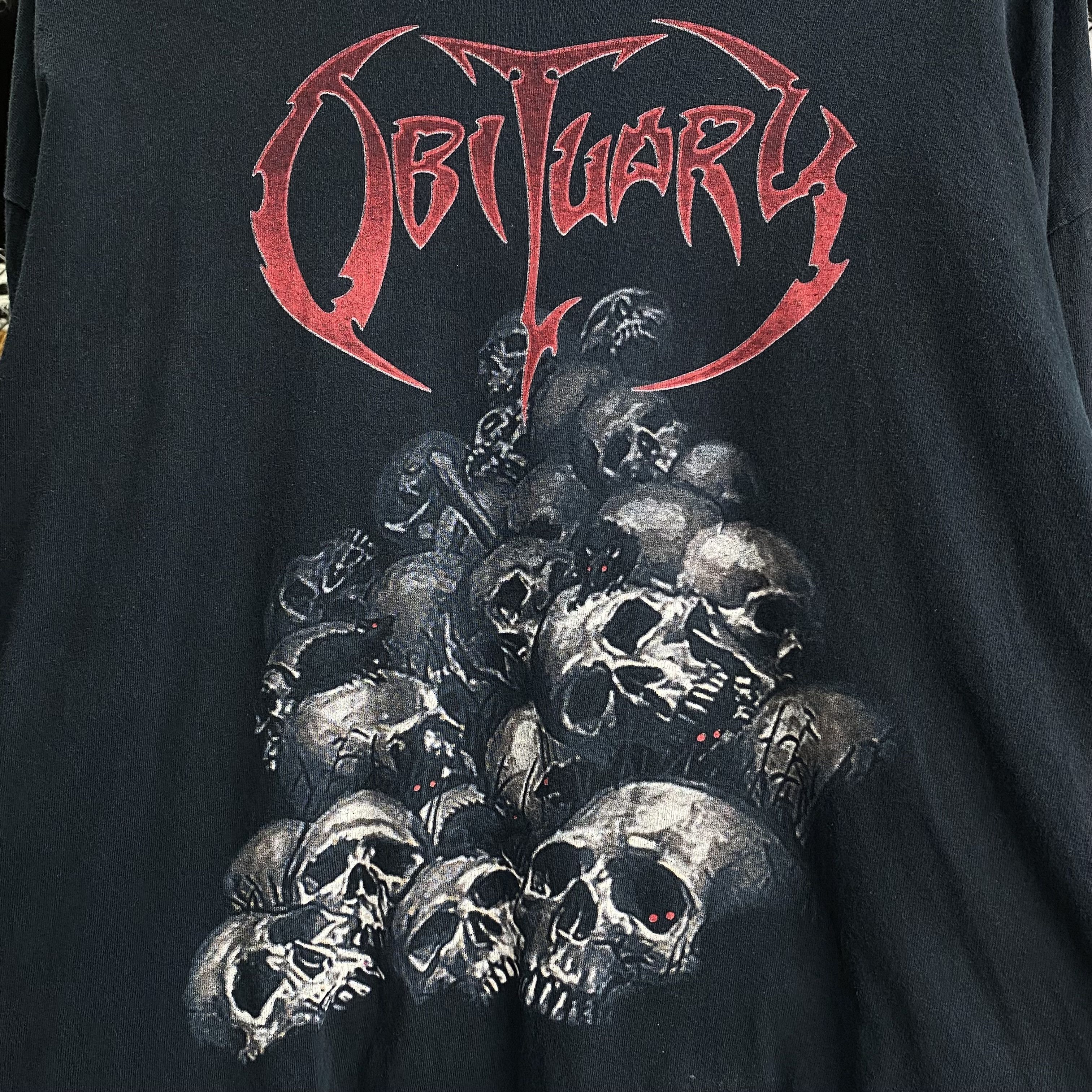 Band Tees OBITUARY Chopped in Half Long Sleeves Size US XL / EU 56 / 4 - 2 Thumbnail