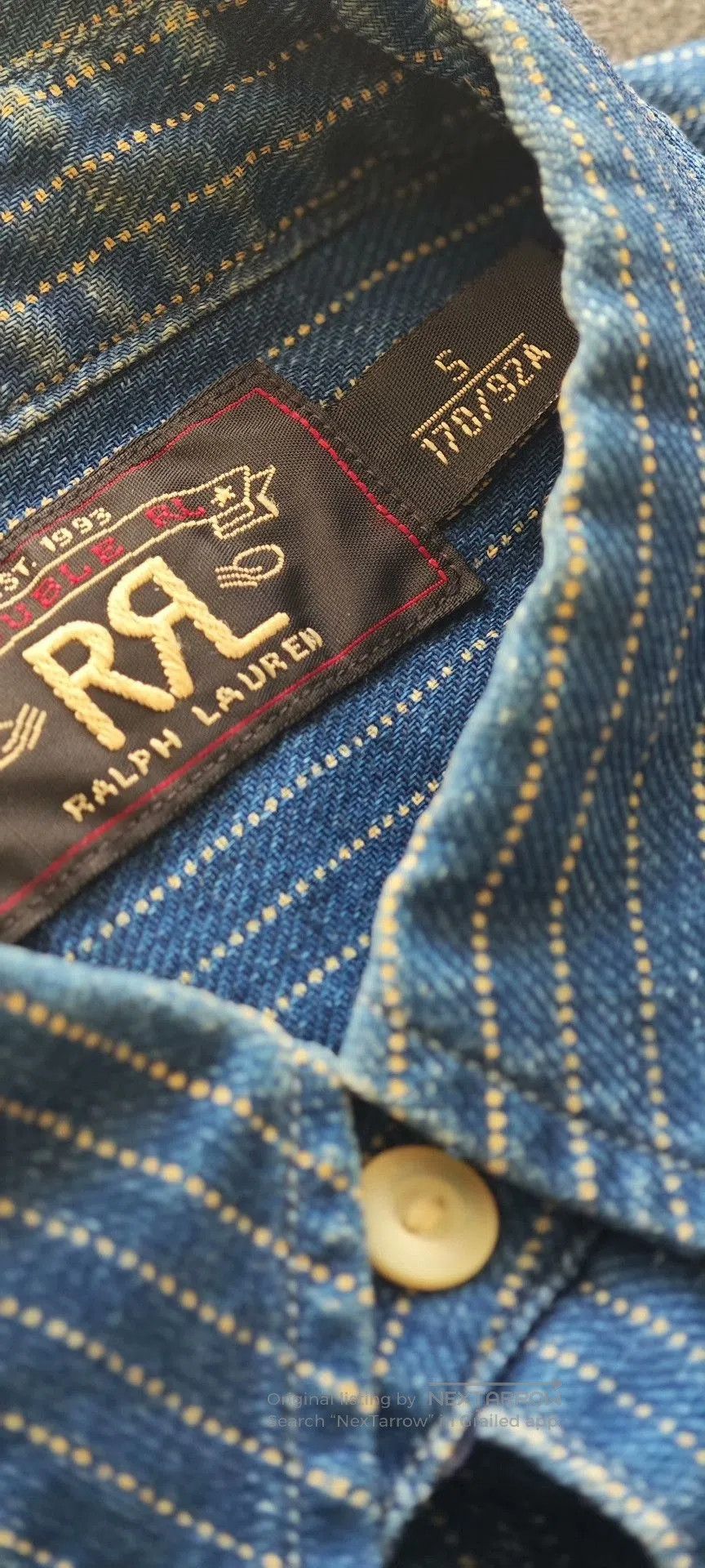RRL Ralph Lauren RRL Ralph Lauren 2015 Blue Striped Shirt. Size US S / EU 44-46 / 1 - 7 Thumbnail