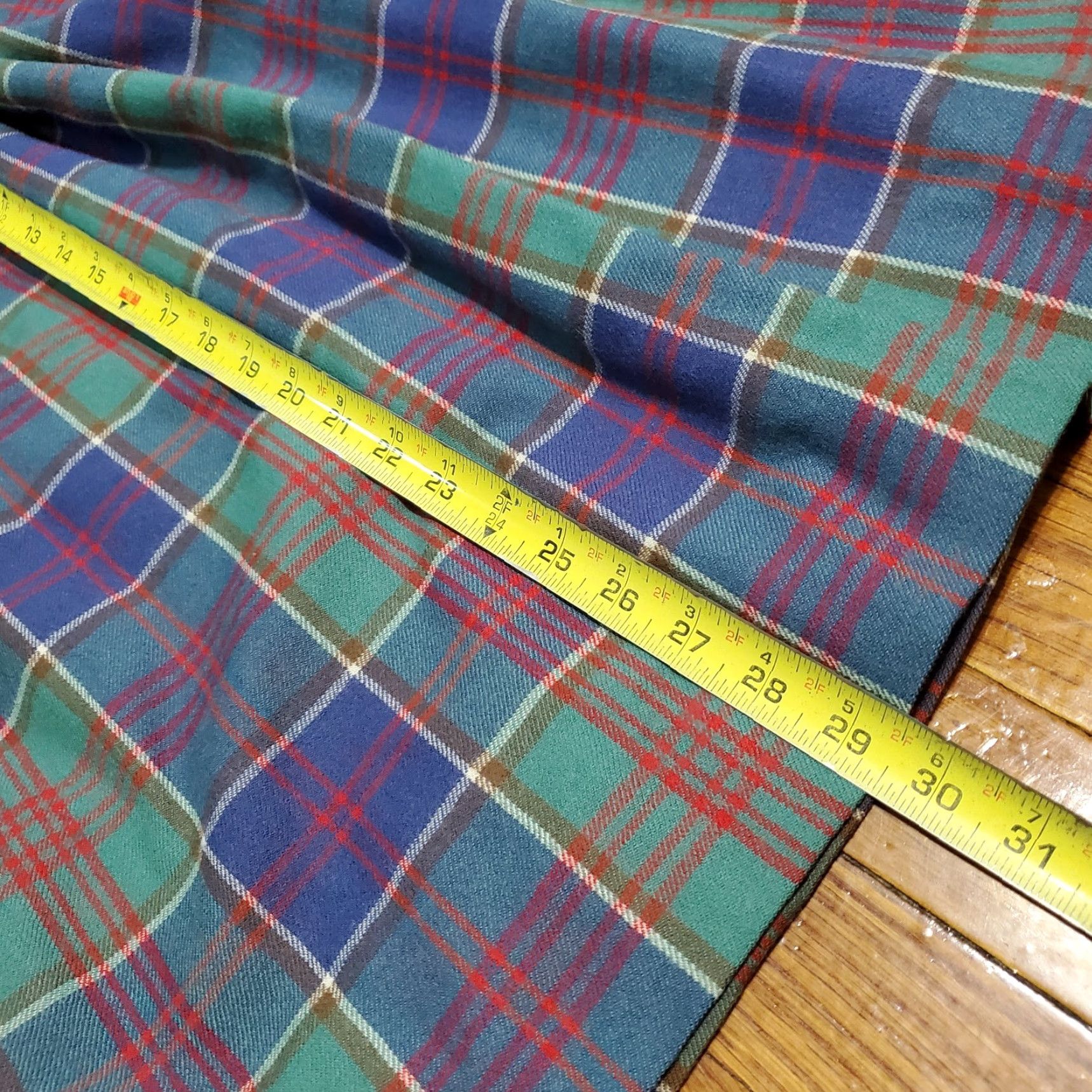 Vintage VINTAGE J.G. Hook Green Blue Plaid Preppy Ducks A-Line Skirt Size 4 Women/Adult? Size 27" / US 4 / IT 40 - 6 Thumbnail