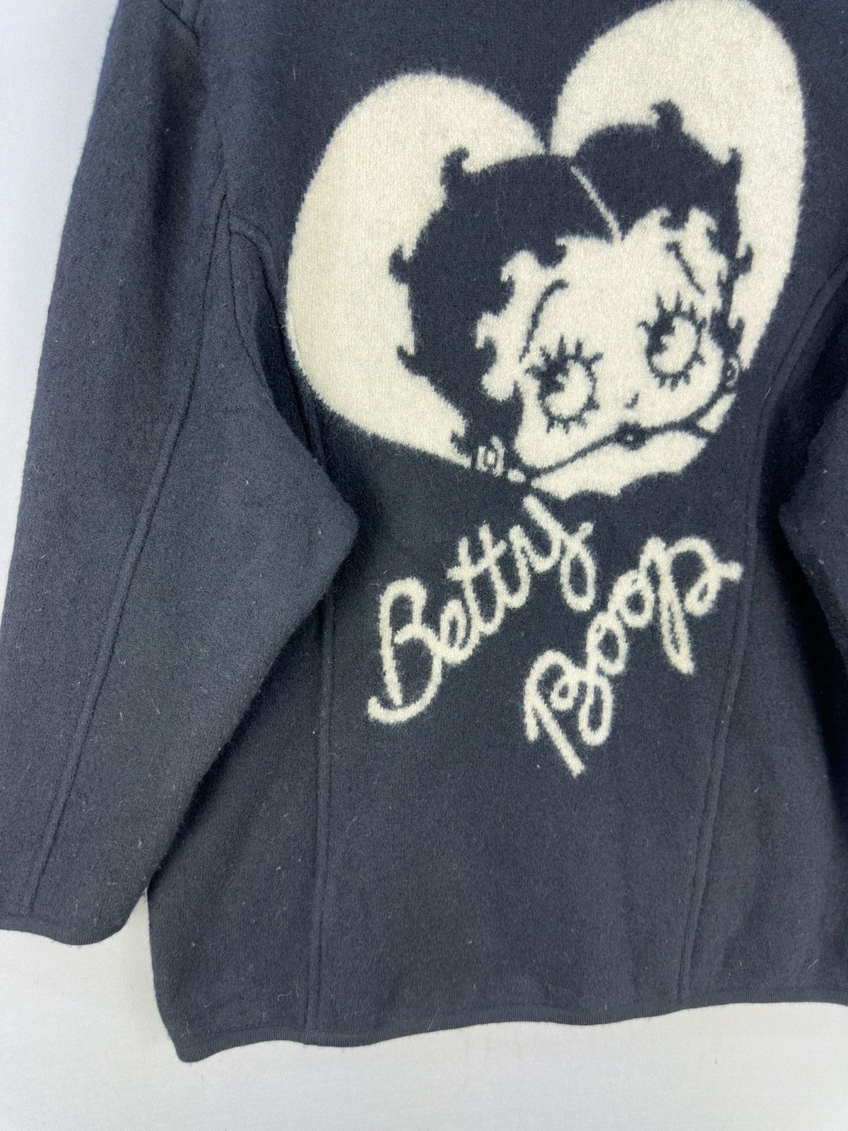 Cartoon Network Vintage Y2K Betty Boop Wool Winter Jacket Size US L / EU 52-54 / 3 - 6 Thumbnail