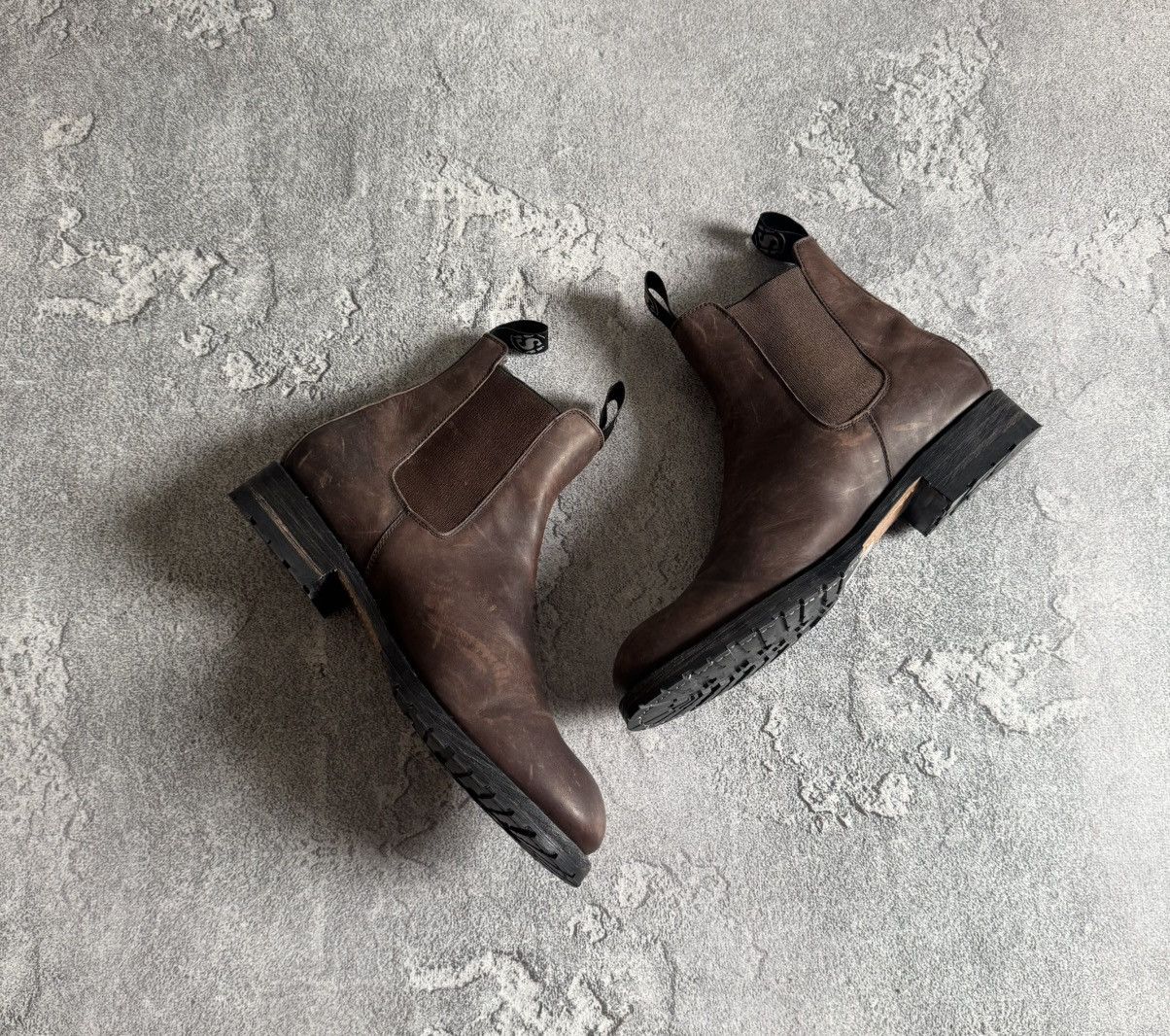 Sendra Sendra 44size Chelsea leather brown shoes boots western 00s Size US 11 / EU 44 - 11 Thumbnail