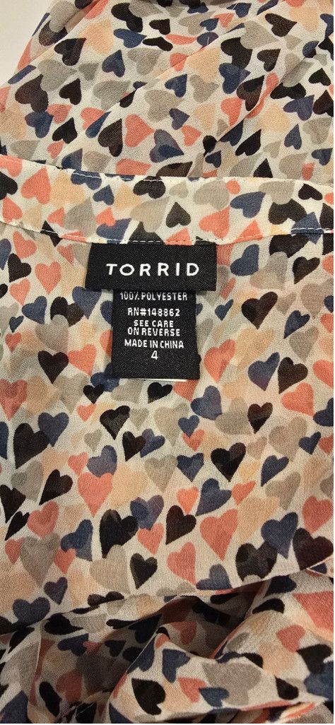 Torrid Torrid Women's sleeveless blouse size 4 Size M / US 6-8 / IT 42-44 - 3 Thumbnail