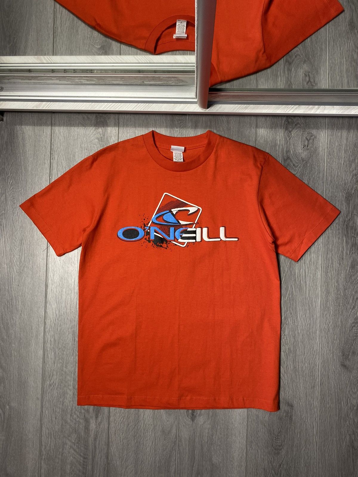 O'Neill × Vintage Vintage 90s Oneill Big Logo Tee Surfing Style Size US L / EU 52-54 / 3 - 1 Thumbnail