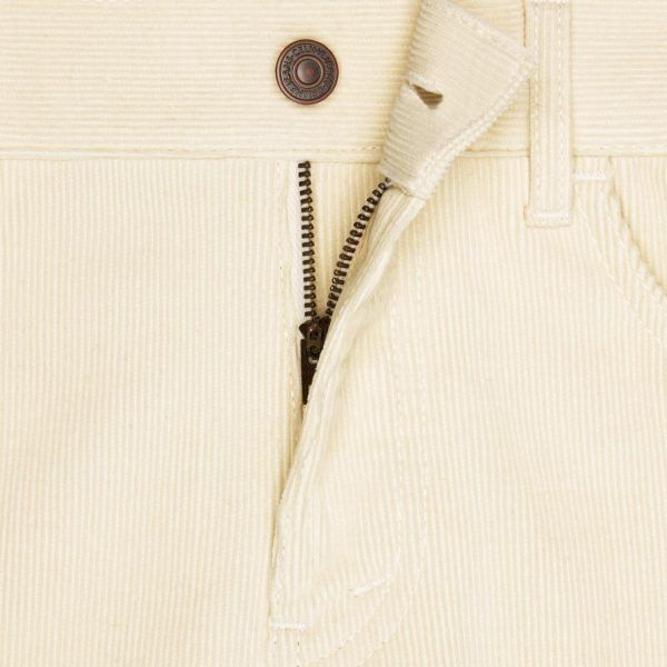 Celine o1w1db10125 2N988847V Corduroy Jane Flared Jeans in Ivory Size 25" / US 0 / IT 36 - 4 Thumbnail