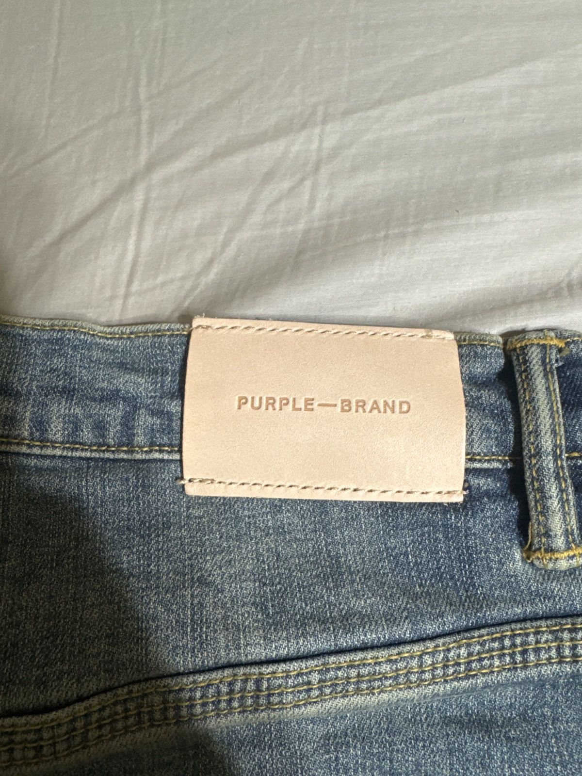 Purple Brand Purple Brand- P002 Mid Indigo Destroy Paint Size US 31 - 5 Thumbnail