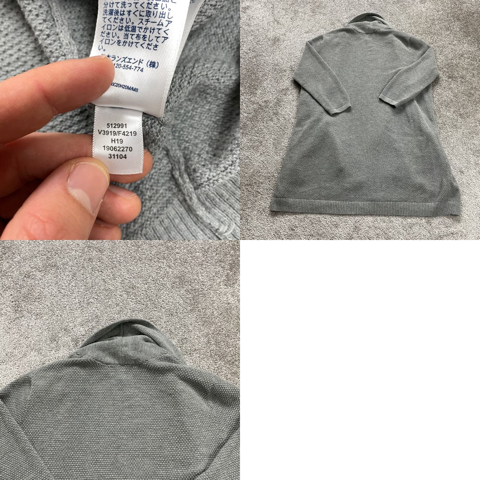 Lands' End Lands' End Cardigan Sweater Womens Medium Black Open Hip Pockets Zipper Knit Cotton, Polyester, Spandex Casual Soft Size M / US 6-8 / IT 42-44 - 9 Thumbnail