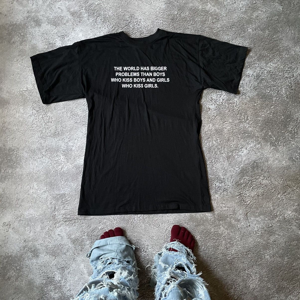 Vintage Vintage Y2K Graphic Tee Pride Message Oversized Punk Faded L Size US L / EU 52-54 / 3 - 2 Thumbnail