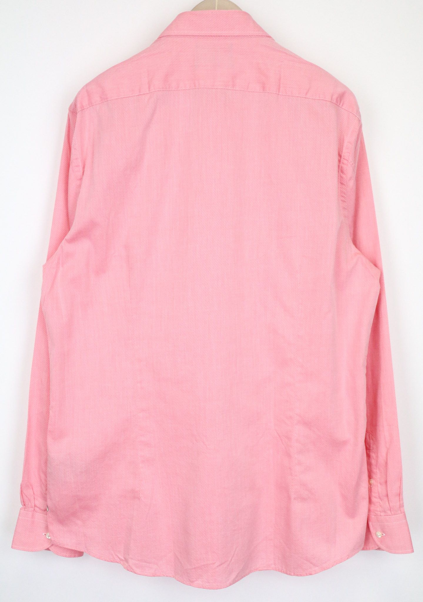 Scotch & Soda 2XL Pink Slim Melange Cotton Patterned Shirt 75873 Size US XXL / EU 58 / 5 - 2 Thumbnail