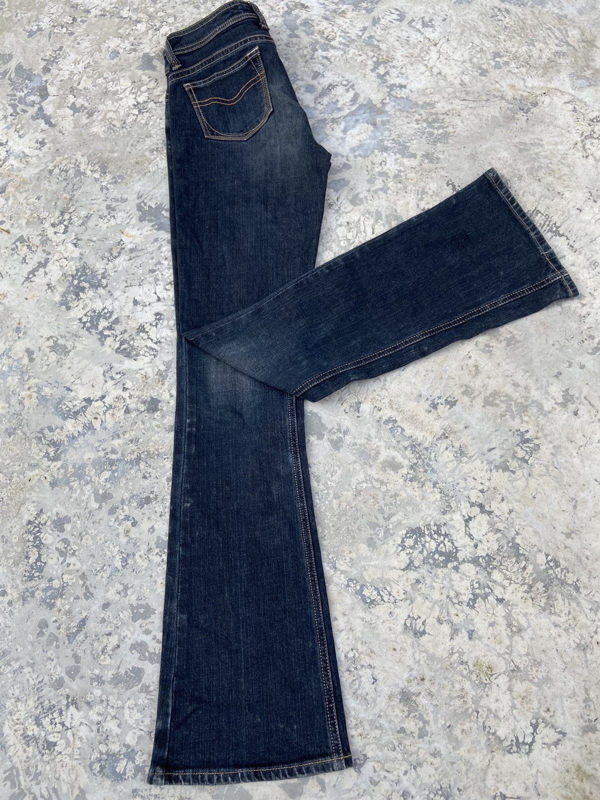 Japanese Brand C-seventeen flare Jeans pants Size 28" / US 6 / IT 42 - 3 Thumbnail