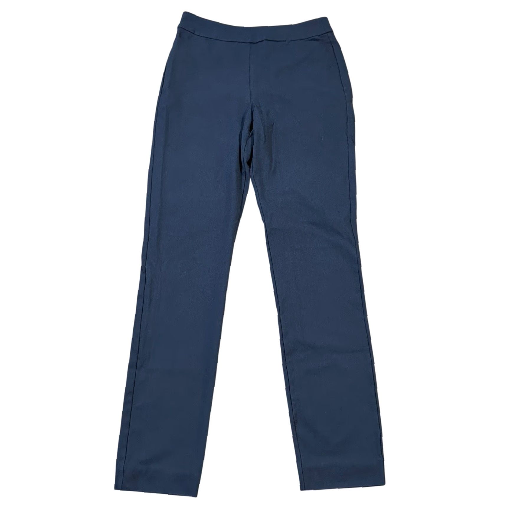 Vintage Ministry of Supply Women's Pull-on Pockets Blue Casual Pants Size Small Adult Regular Ankle Slim Notation: Polyester Pockets Flexible Modern Size 28" / US 6 / IT 42 - 3 Thumbnail