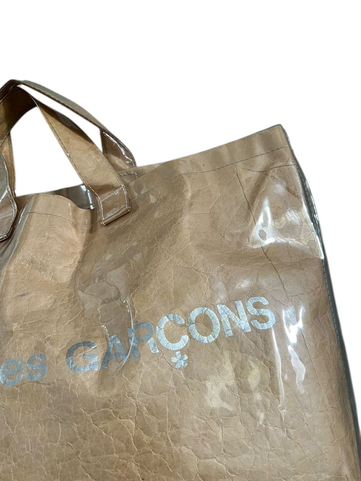 Comme des Garcons Comme des Garcons PVC Kraft Paper Tote Bag Size ONE SIZE - 5 Thumbnail
