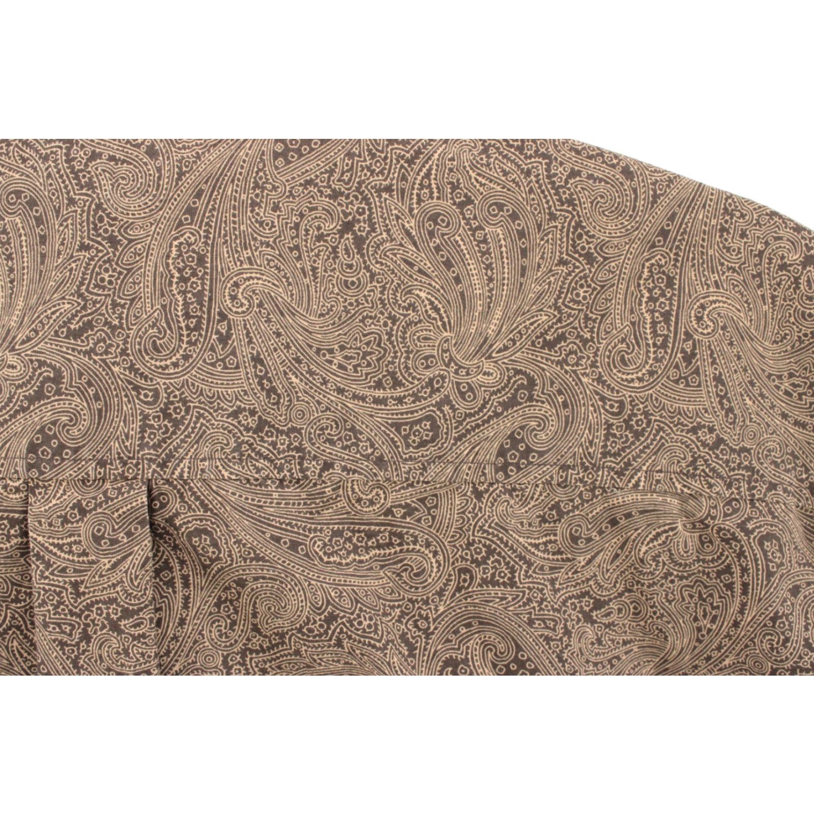 Vintage Cinch Shirt Mens XL Long Sleeve Button-Down Brown Paisley Print Western EUC Size US XL / EU 56 / 4 - 5 Thumbnail