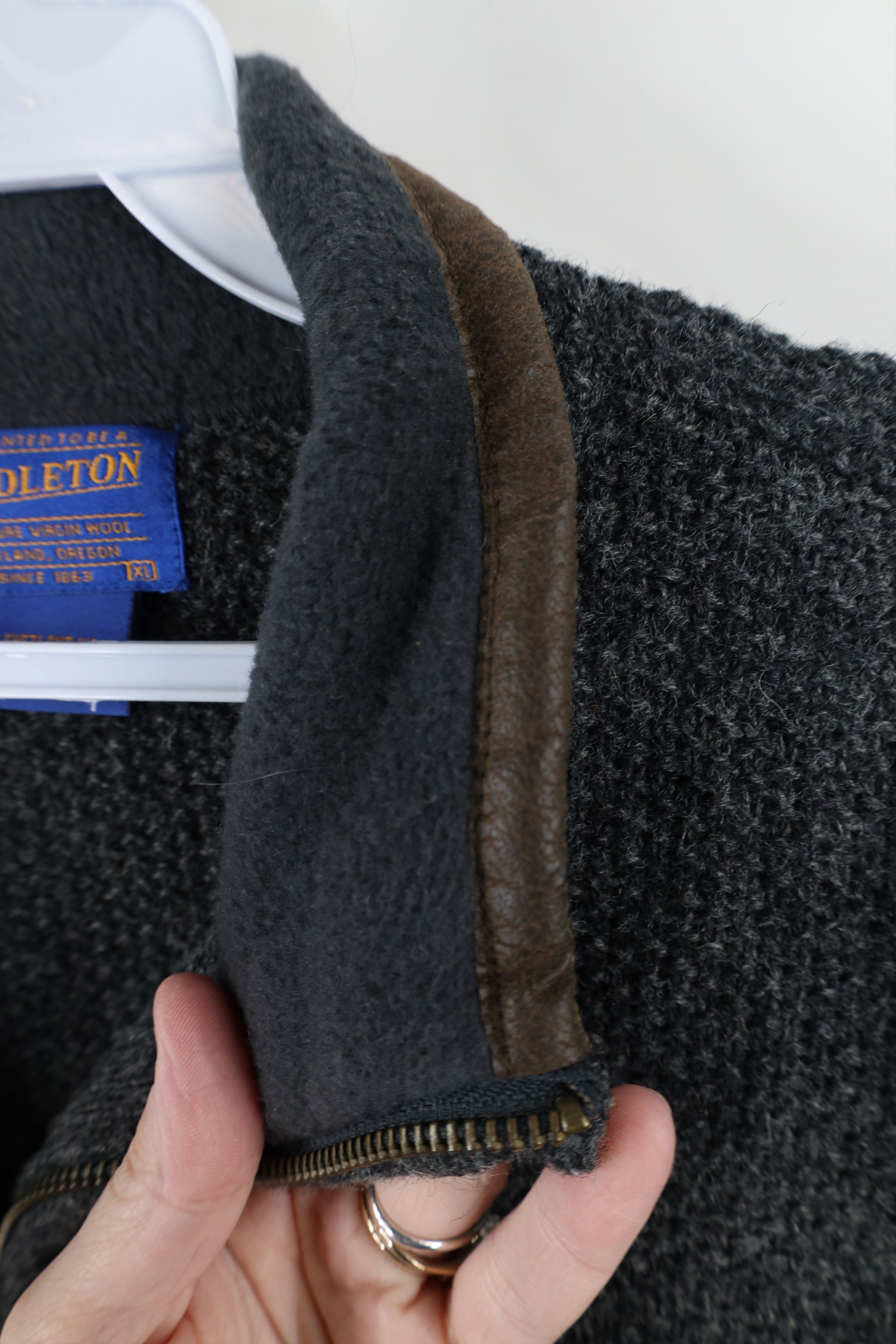 Pendleton × Vintage Vintage Pendleton Wool Knit Half Zip Pullover Sweater Size US XL / EU 56 / 4 - 8 Thumbnail