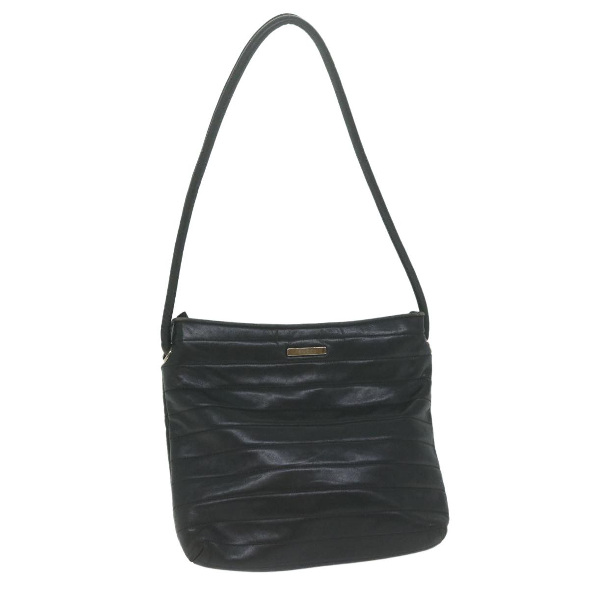 image of Gucci Shoulder Bag Leather Black 001 2865 Auth 65766, Women's